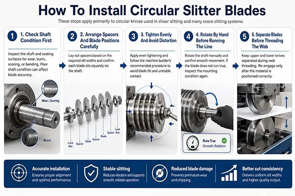 How To Install Circular Slitter Blades How To Install Circular Slitter Blades