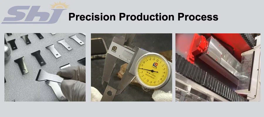 Replacement blades for plastic recycling machines compatible with leading brands Replacement blades for plastic recycling machines compatible with leading brands