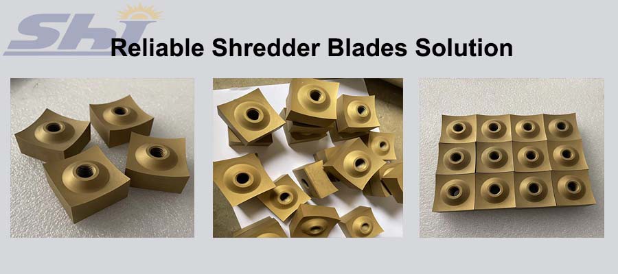 Heat Resistant Shredder Blades with Low Friction Surface Heat Resistant Shredder Blades with Low Friction Surface
